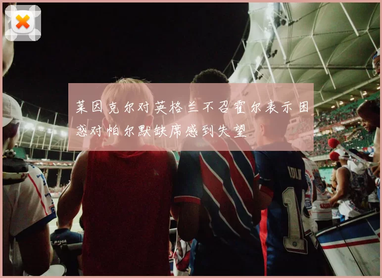 莱因克尔对英格兰不召霍尔表示困惑对帕尔默缺席感到失望